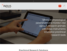 Tablet Screenshot of indusinstruments.com